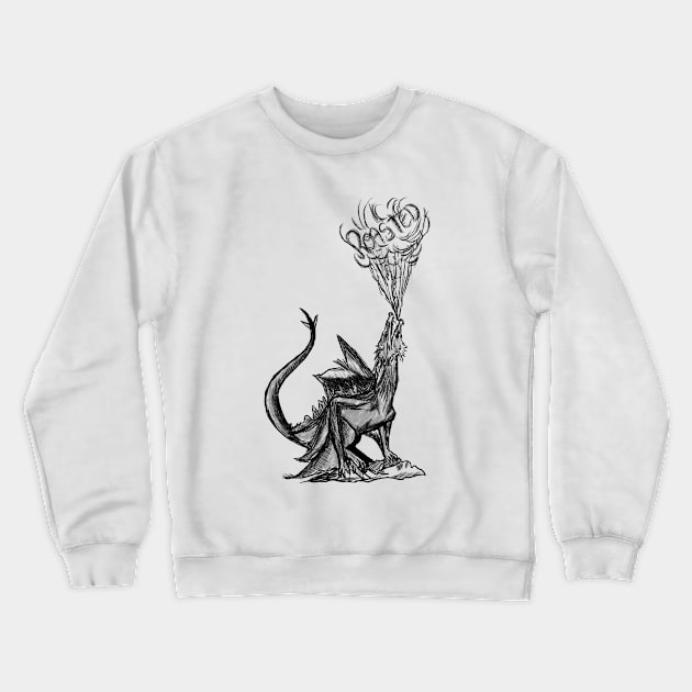 dragon Crewneck Sweatshirt by anghewolf